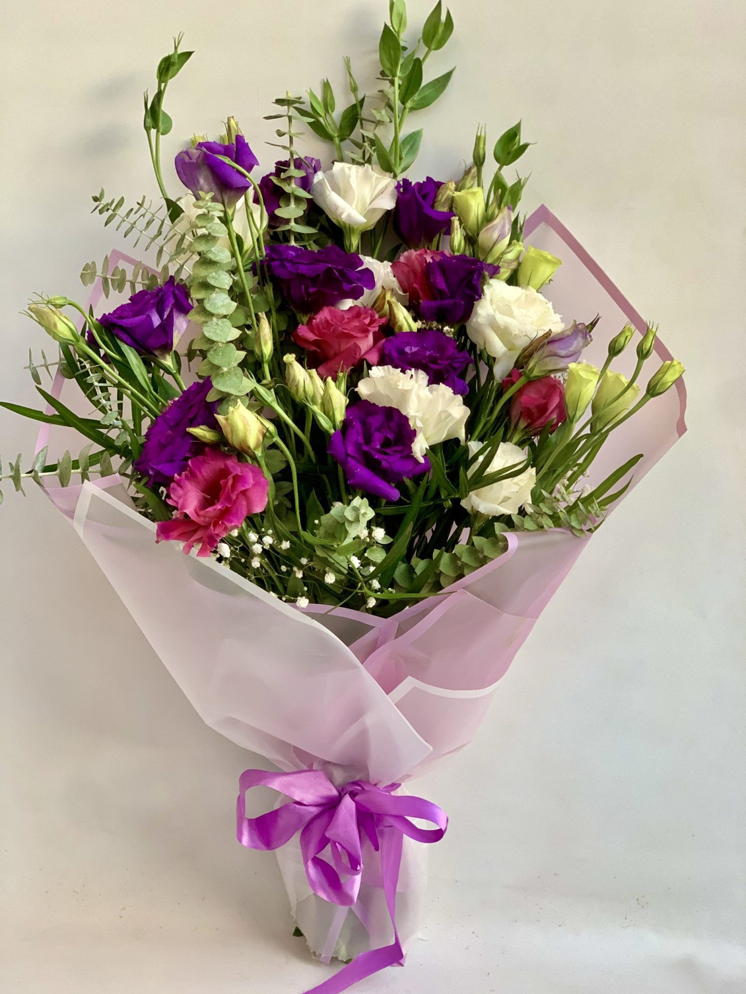 Ramo de Lisianthus Surtidos 2024 - Florería Rosario